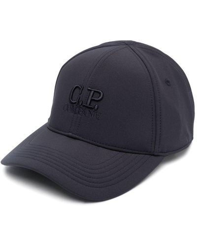 C.P. Company Logo-embroidered Baseball Cap - Blue