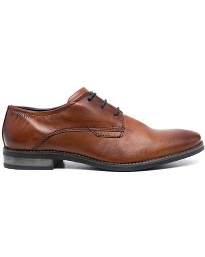 Bugatti Malco Leather Oxford Shoes - Brown