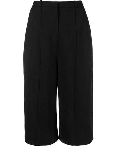 Totême Cropped Pantalon - Zwart