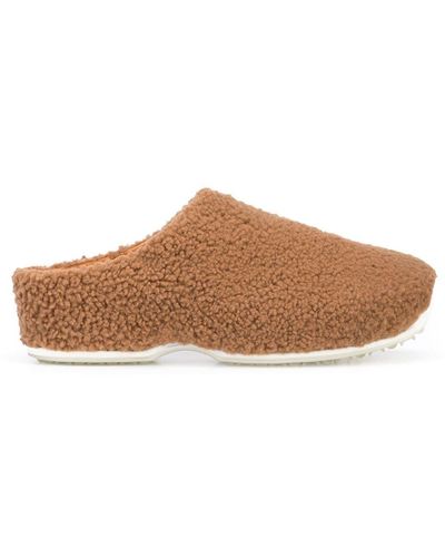 Rosetta Getty Slip-on Shearling Sneakers - Brown