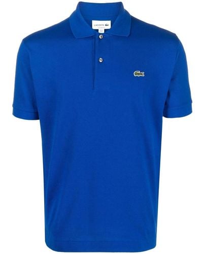 Lacoste Logo-patch Polo Shirt - Blue