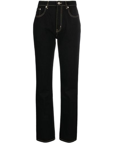 KENZO Jeans Met Logopatch - Zwart