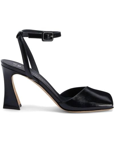 Giuseppe Zanotti Olivhe 85mm Leather Court Shoes - Black