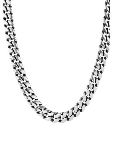David Yurman Collar Curb Chain en plata de ley - Metálico