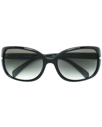 Prada Sonnenbrille mit Oversized-Gläsern - Schwarz