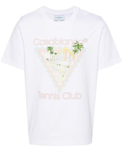 Casablancabrand Maison De Reve Cotton T-shirt - White