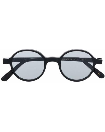 Lgr Sonnenbrille mit rundem Gestell - Schwarz