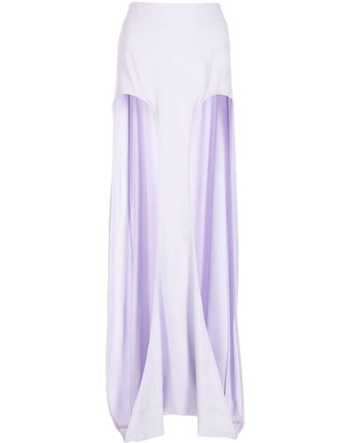 Dion Lee Arch Cutout Tailored Pants - Purple