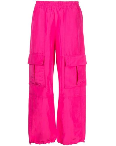Rodebjer Cargo-pocket Detail Trousers - Pink