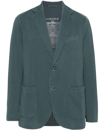 Circolo 1901 Oxford Weave Blazer - Green
