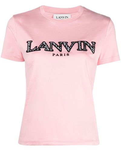 Lanvin T-shirt classic curb - Rosa