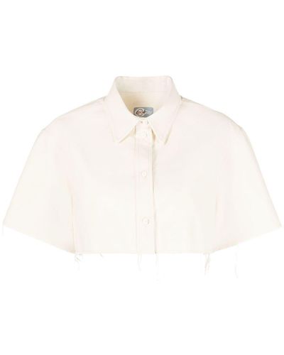 Heron Preston Ex-ray Canvas Cropped Shirt - White