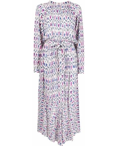 Isabel Marant Kleid mit grafischem Print - Mehrfarbig
