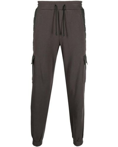 Kiton Pantalon de jogging à poches cargo - Gris