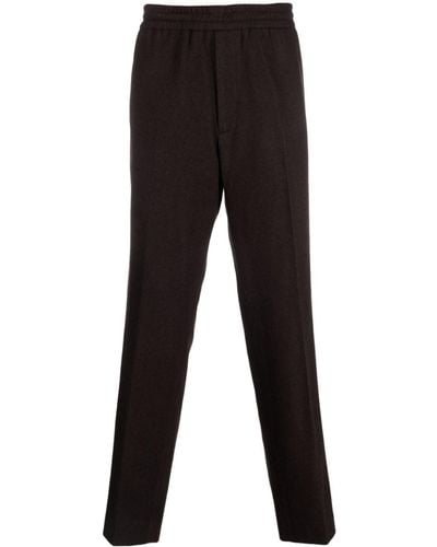 Etudes Studio Romance Flannel Straight-leg Pants - Black
