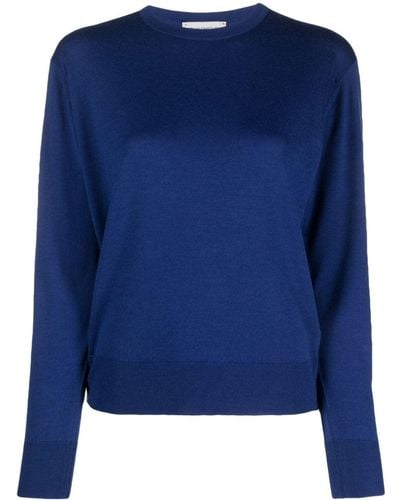 John Smedley Emmy Merino Wool Crew-neck Sweater - Blue