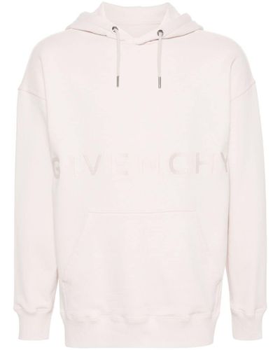 Givenchy 4g-embroidered Hoodie - Pink