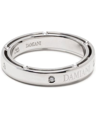 Damiani 18kt White Gold D.side Diamond Ring