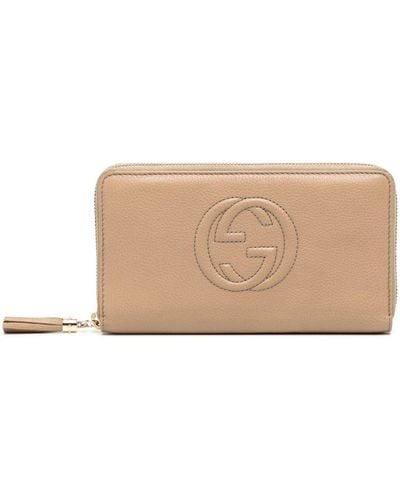 Gucci Portemonnaie mit GG - Natur