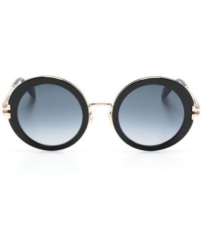 Marc Jacobs Sonnenbrille mit rundem Gestell - Blau