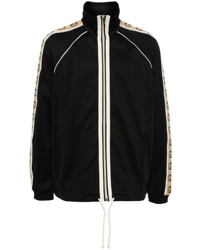 Gucci Interlocking GG Stripe Jacket - Black