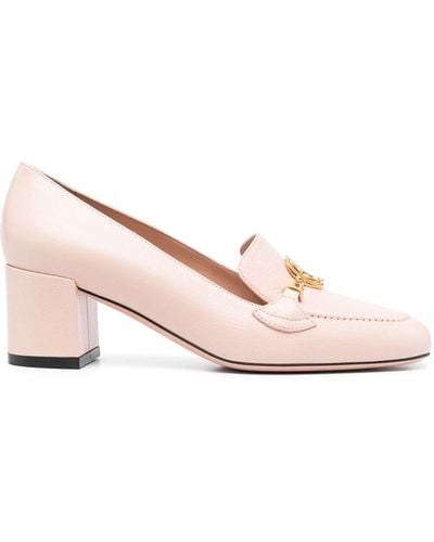 Bally Ellyane 50mm Leather Court Shoes - Pink