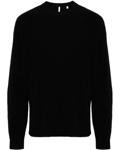 sunflower Air Crew-neck Sweater - Black