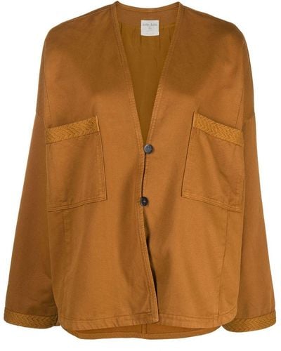 Forte Forte Cotton Shirt Jacket - Brown