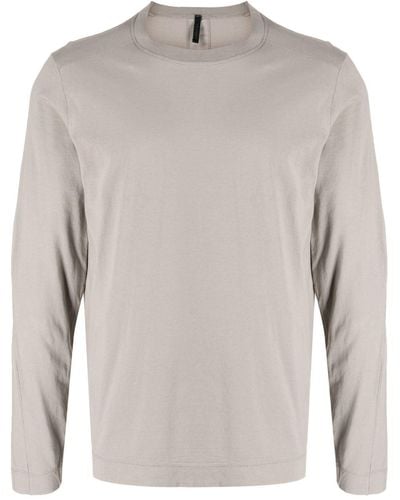 Transit Round-neck Cotton T-shirt - Grey