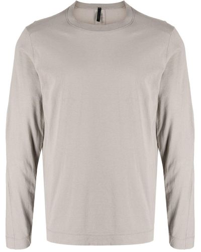 Transit T-shirt en coton à col rond - Gris