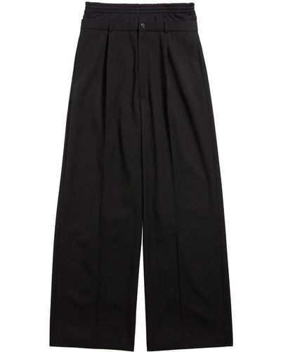 Balenciaga Pantalon de tailleur Hybrid - Noir