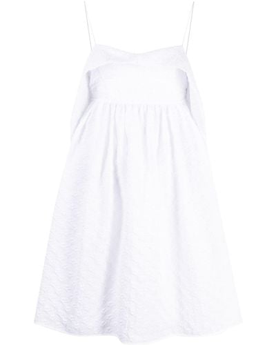 Cecilie Bahnsen Kleid mit Rüschen - Weiß