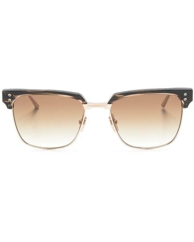 Dita Eyewear Square-frame Tinted-lenses Sunglasses - Natural