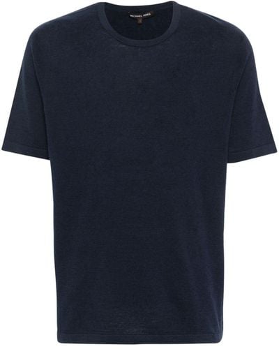 Michael Kors Gestricktes T-Shirt - Blau