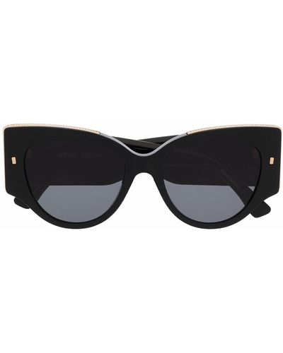 DSquared² Gafas de sol Hype con placa del logo - Negro