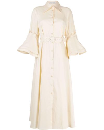 Palmer//Harding Hope Cotton Midi Shirtdress - Natural