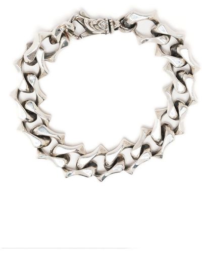 Emanuele Bicocchi Sharp Link Chain Bracelet - Metallic