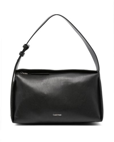 Calvin Klein Elevated Soft Shoulder Bag - Black