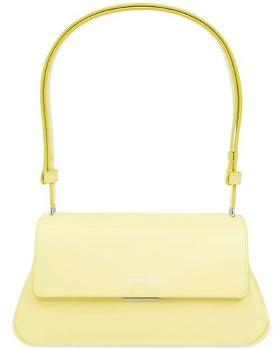 Kate Spade Grace Leather Shoulder Bag - Yellow