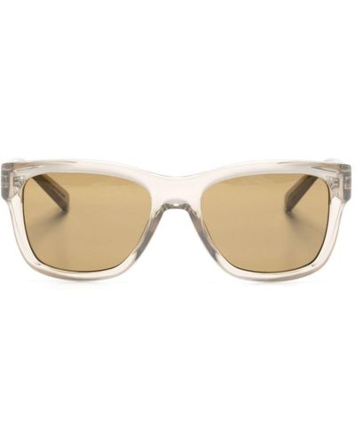 Saint Laurent Sl674 Wayfarer-frame Sunglasses - Natural