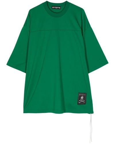 MASTERMIND WORLD Logo-print Crew-neck T-shirt - Green