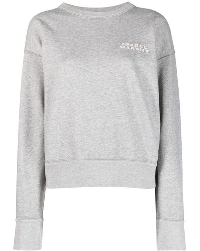 Isabel Marant Sweater Met Geborduurd Logo - Grijs