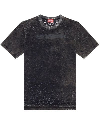 DIESEL T-just Jersey T-shirt - Zwart