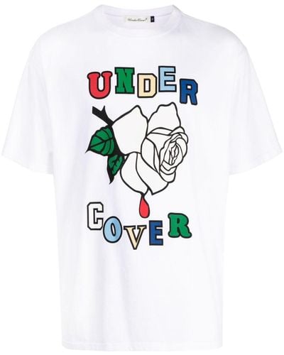 Undercover Katoenen T-shirt - Wit