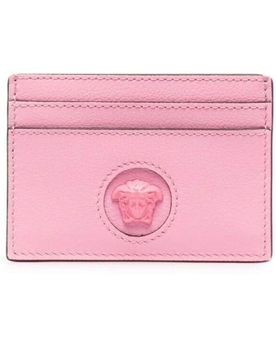 Versace ヴェルサーチェ メドゥーサ カードケース - ピンク