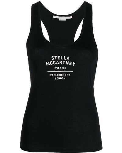 Stella McCartney レーサーバック トップ - ブラック
