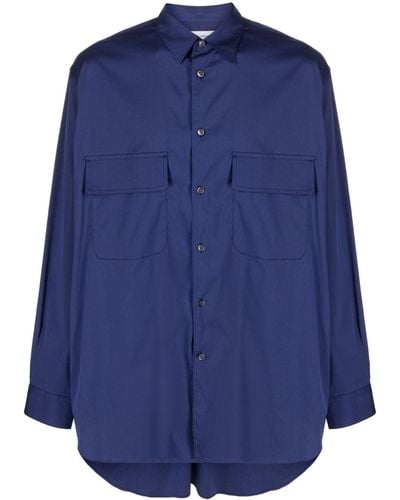 Comme des Garçons Button-up Overhemd - Blauw