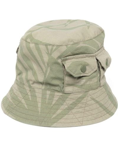 Engineered Garments Cappello bucket con stampa camouflage - Marrone