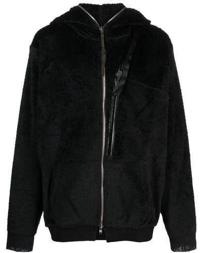 ACRONYM High Loft fleece zip-up hoodie - Negro