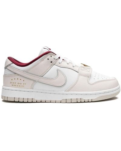 Nike Dunk low just do it sneakers - Bianco